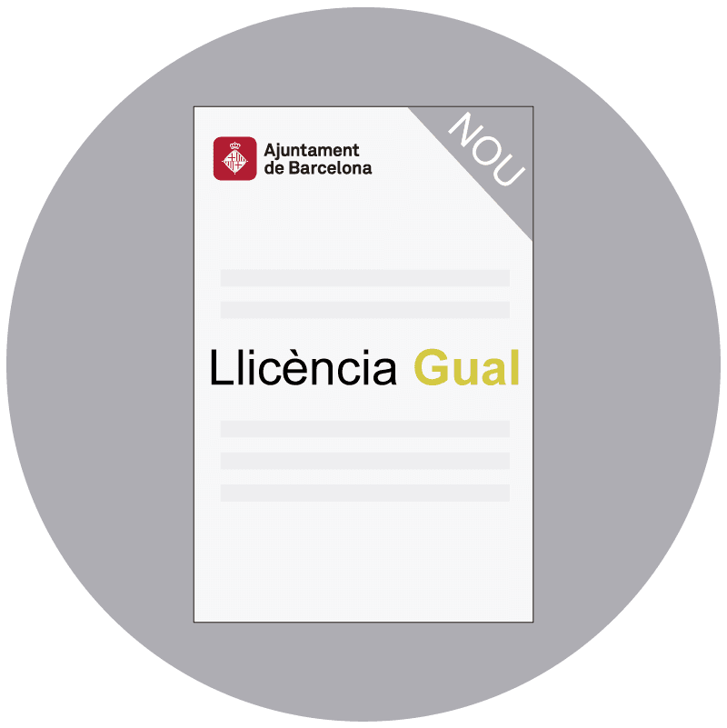Llicència de Gual de l'Ajuntament de Barcelona